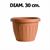 VASO TERRA DIAM.30 TERRACOTTA