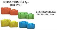 BORSA TERMICA 2PZ 24LT+7LT