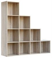 LIBRERIA MOD.CUBO 10 CM.121X29,5X121H ROVERE