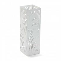 PORTAOMBRELLI BLANCO DI METALLO 15.5X15.5X49 CM.