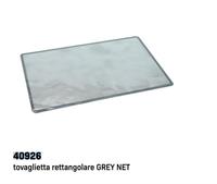 TOVAGLIETTA PVC CM 43X28 GREY NET PTG