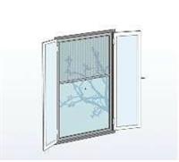ROLL ZANZARIERA 120X170 A RULLO CON FRIZIONE VERT.MARRON