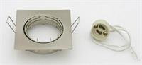 FARETTI QUADR. INC.ORIEN.X LED GU10 NIKEL SAT