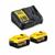 STARTER KIT 18V 5.AH XR CARICAB. 2 BATTERIE